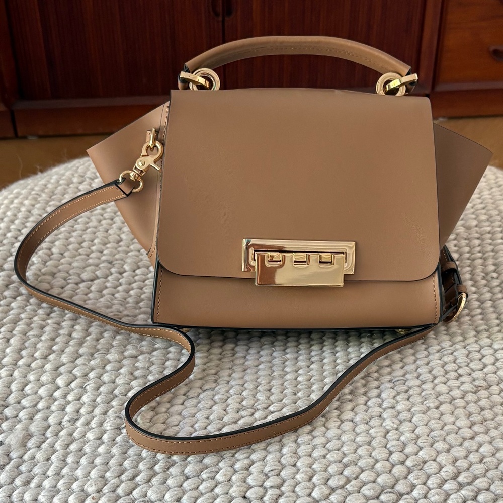 ZAC Zac Posen Eartha Top Handle Satchel Bag in Taupe
